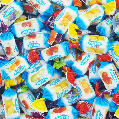 Mixed Fruit Soft Toffies Italian Pick & Mix Sweets Liking 100g